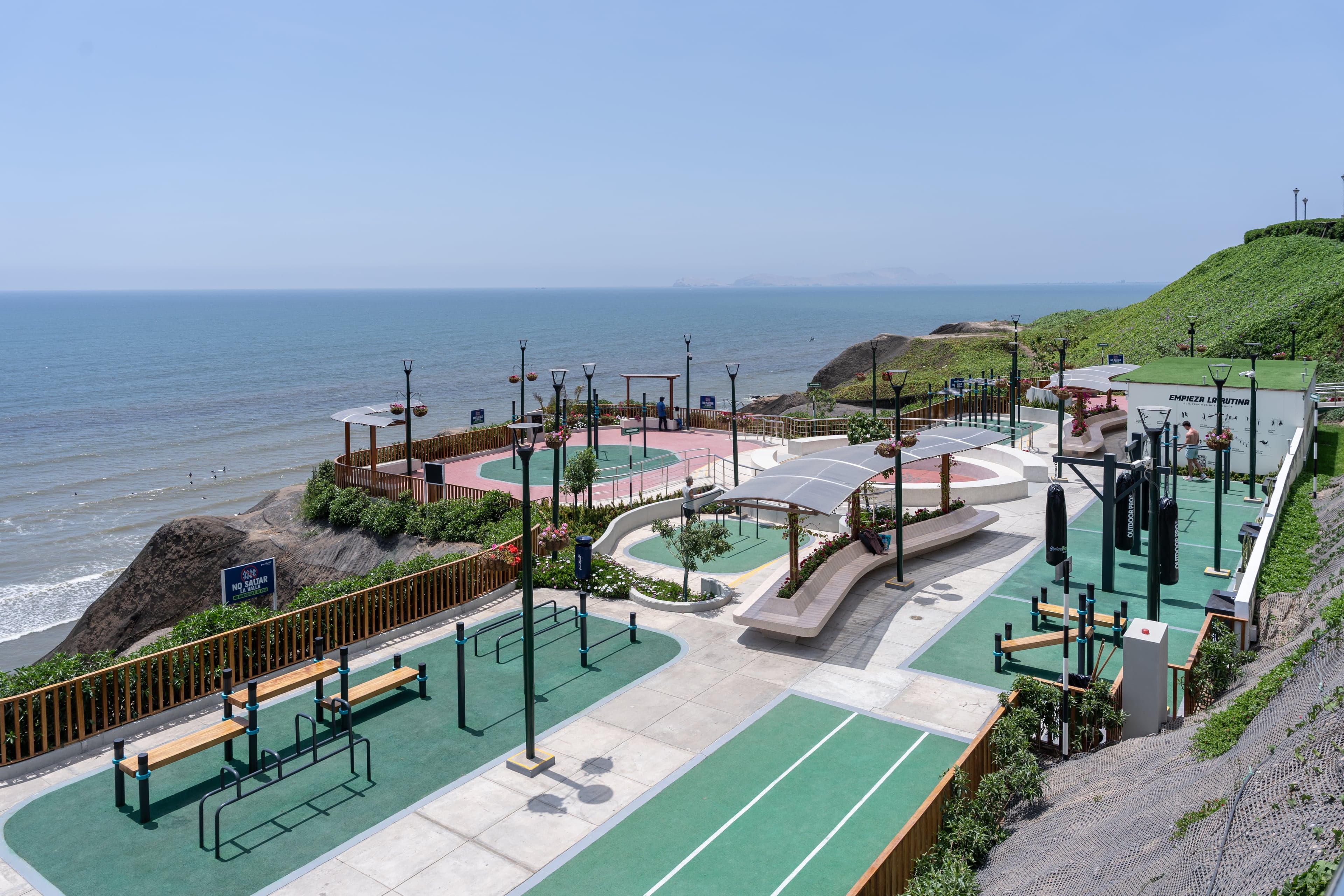 Parque de la Juventud, Miraflores — vista al mar